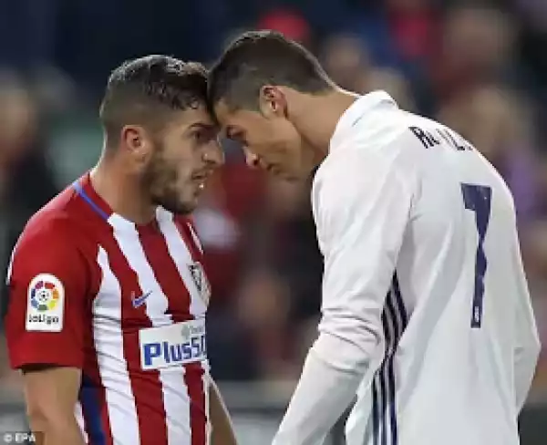 Heated exchange between C Ronaldo and opponent during Madrid derby revealed